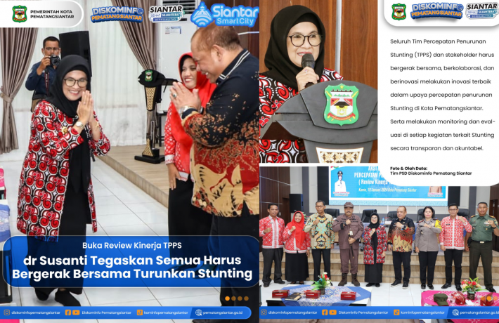  Buka Review Kinerja TPPS dr Susanti Tegaskan Semua Harus Bergerak Bersama Turunkan Stunting