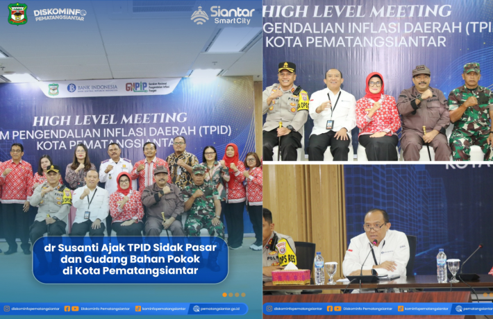  dr Susanti Ajak TPID Sidak Pasar dan Gudang Bahan Pokok di Kota Pematangsiantar