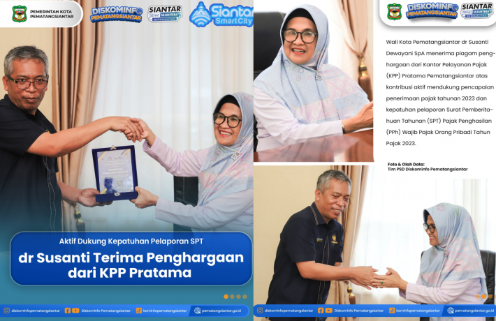  Patuhan Pelaporan SPT, dr Susanti Terima Penghargaan dari KPP Pratama
