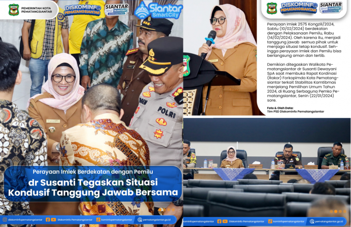  Perayaan Imlek Berdekatan Pemilu, dr Susanti Tegaskan Situasi Kondusif Tanggung Jawab Bersama