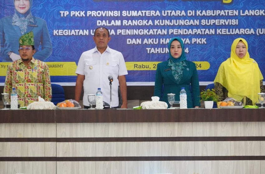  Tim Supervisi TP.PKK Provsu Kunjungi Kabupaten Langkat 
