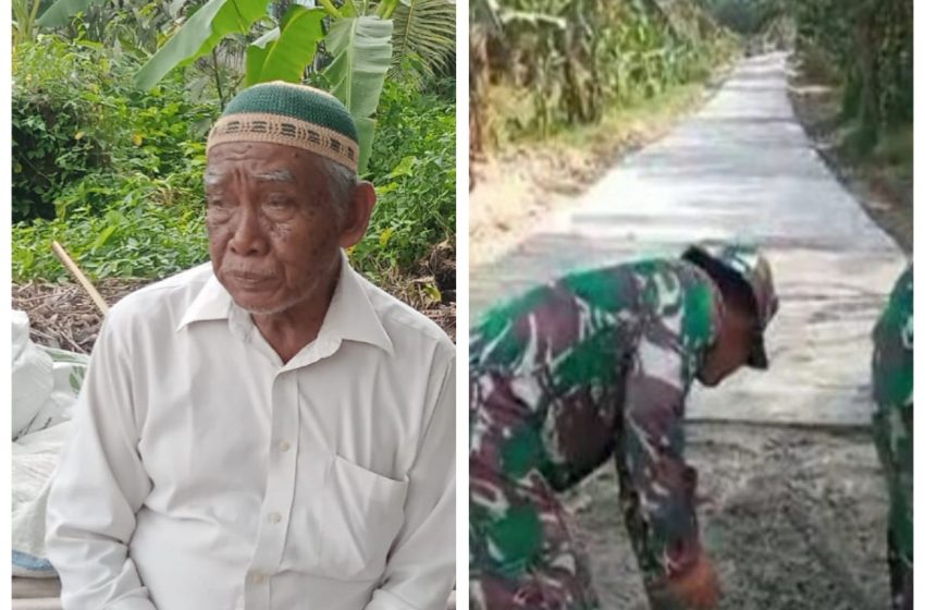  Program Satgas TMMD, Warga Simpang Gambus Ucapkan Terimakasih