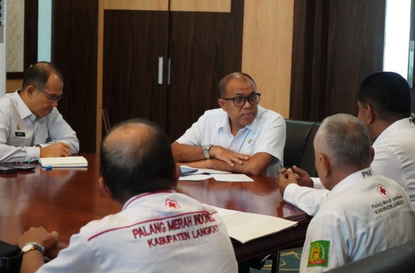  Audiensi dengan Pj Bupati Langkat, PMI Langkat Berharap Langkat Tampung Pengungsi Rohingya