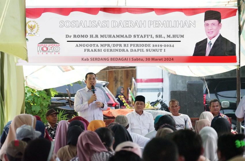  Sosialisasi Anggota DPR/MPR -RI Romo Syafi’i : Pancasila Harus Menjadi Landasan Filosofis Bagi Penyelenggaraan Negera