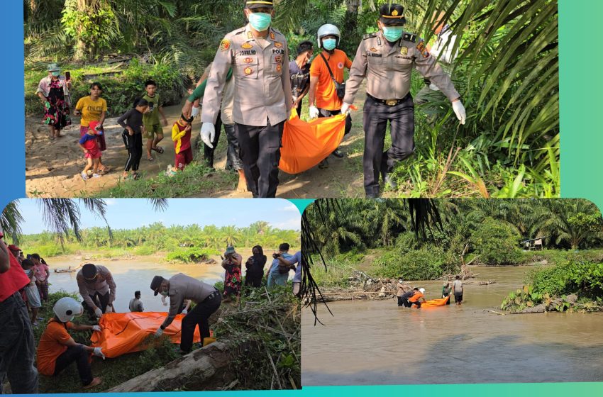  Warga Temukan Mr “X” Membusuk di Sungai Dalu-Dalu, Polsek Indrapura Evakuasi Korban