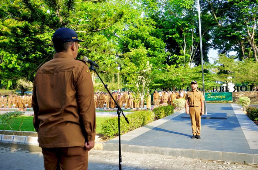  Asisten Administrasi Umum Musti Pimpin Apel Gabungan Pemkab Langkat, THR 2024 Segera Dibayarkan