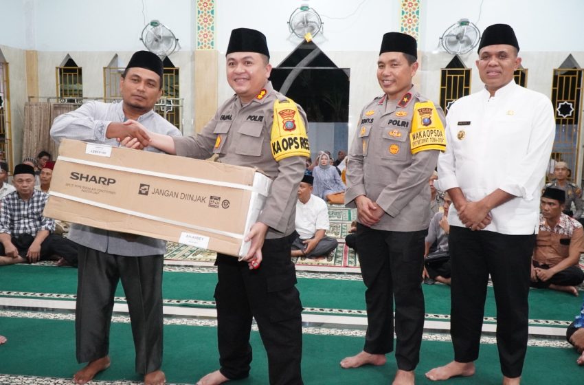  Pj. Bupati Langkat Terima Wakapoldasu Kunjungan Tim Safari Ramadhan Polda Sumut di Langkat