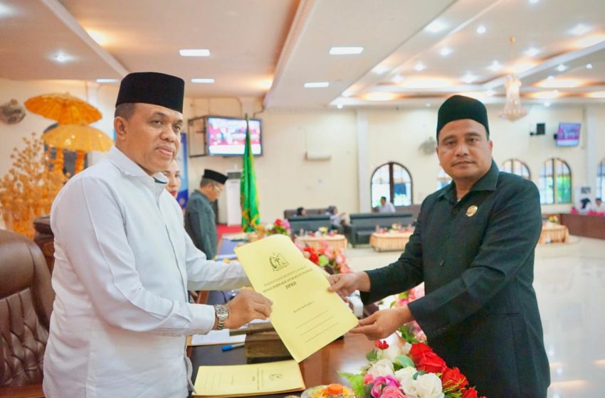  Rapat Paripurna DPRD, Pj. Bupati Langkat Ajak Kolaborasi Bangun Langkat
