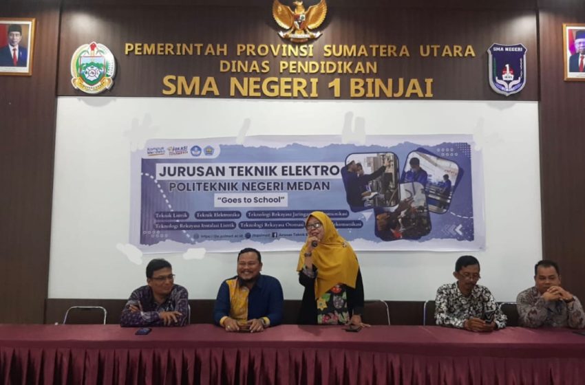  Goes to School JTE POLMED 2024, Afritha : Menarik Minat Siswa Melanjutkan Pendidikan Selanjutnya