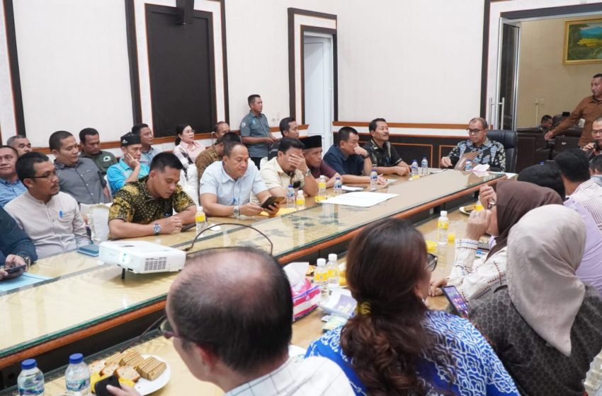  Pj Bupati Langkat Faisal Hasrimy Pimpin Rapat Evaluasi Kinerja Kepala OPD