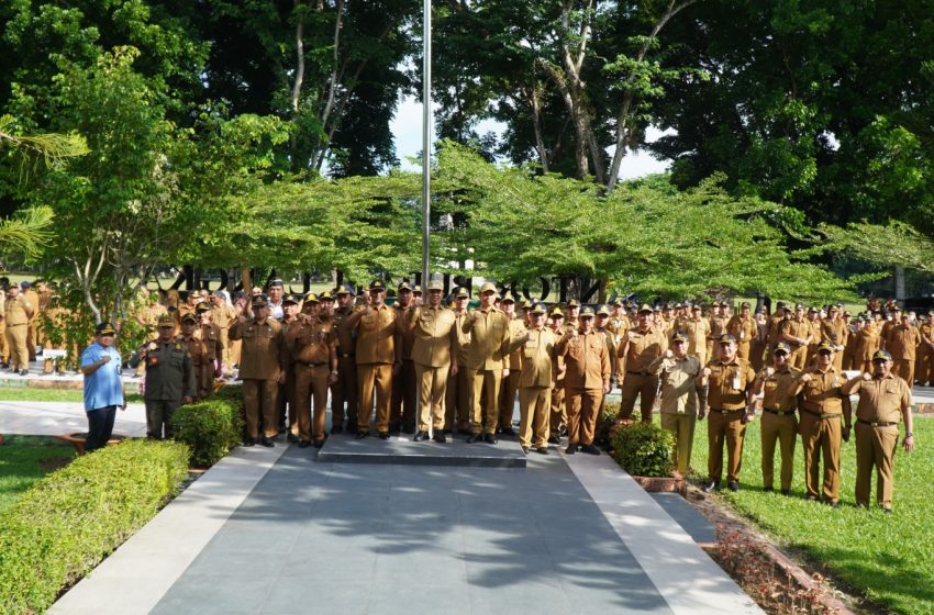  Dalam Apel Gabungan Pj Bupati Langkat Sampaikan 2 Pesan Penting Kepada Seluruh ASN Pemkab Langkat