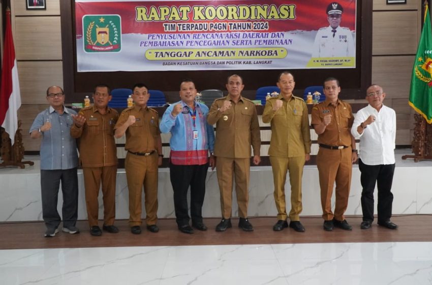  Gelar Rapat Koordinasi Tim Terpadu Pencegahan P4GN Tahun 2024, Bentuk Keseriusan Pj Bupati Langkat Berantas Narkoba 