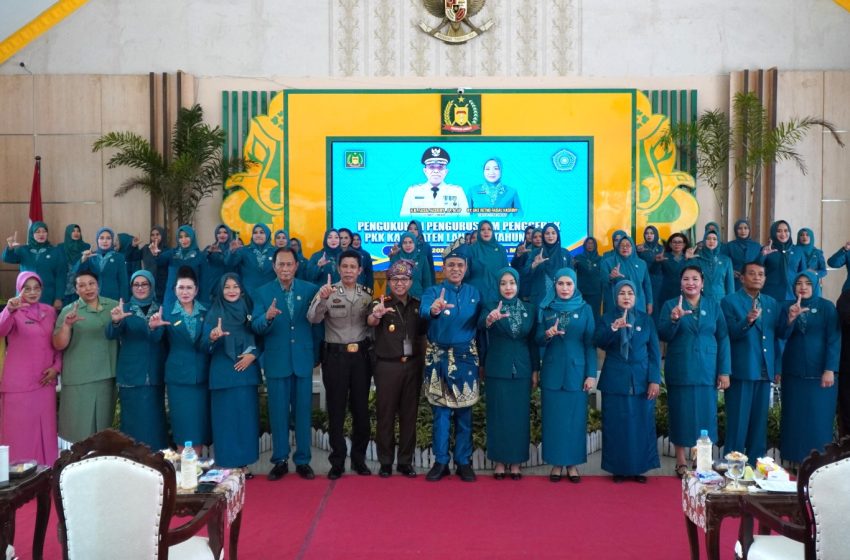  Pj Bupati Langkat Kukuhkan Pengurus Tim Penggerak PKK Kabupaten Langkat 2024