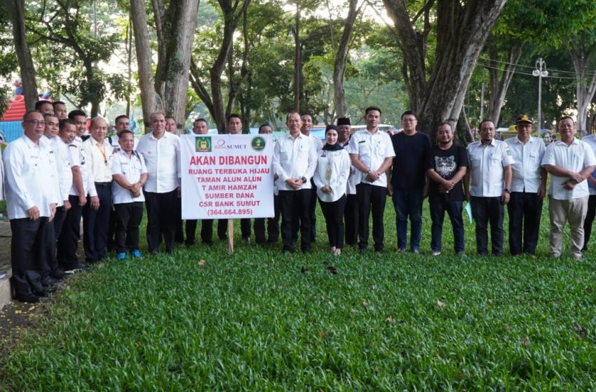  Pj Bupati Langkat Faisal Hasrimy Start Bangun Ruang Terbuka Hijau di 10 Kecamatan se-Kabupaten Langkat 