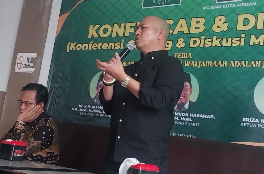  Nikson Nababan Jadi Narasumber Konfercab dan Dimas ISNU Kota Medan