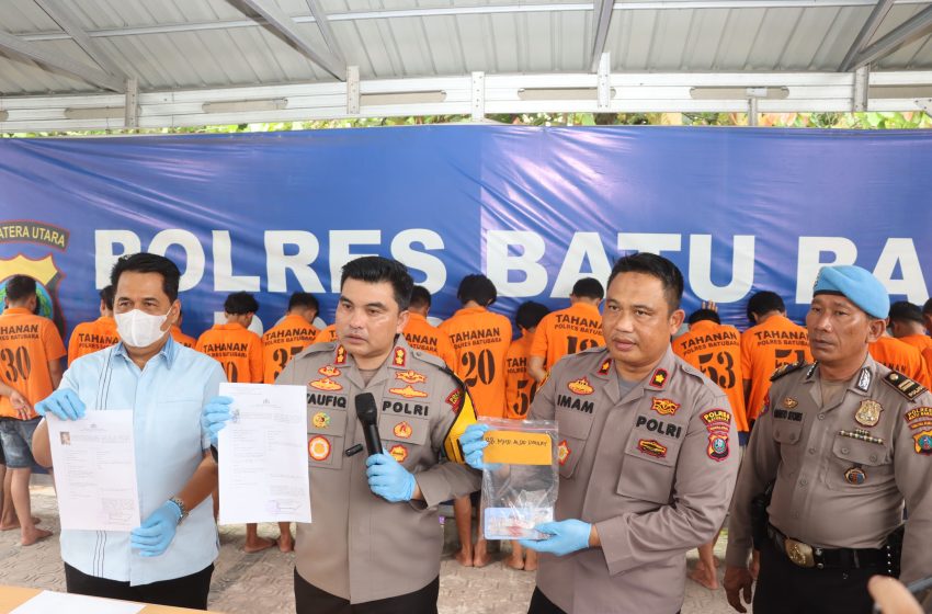  Polres Batu Bara Rangkum Rilis penangkapan Narkoba Mulai 01 Mei s/d 21 Mei 2024