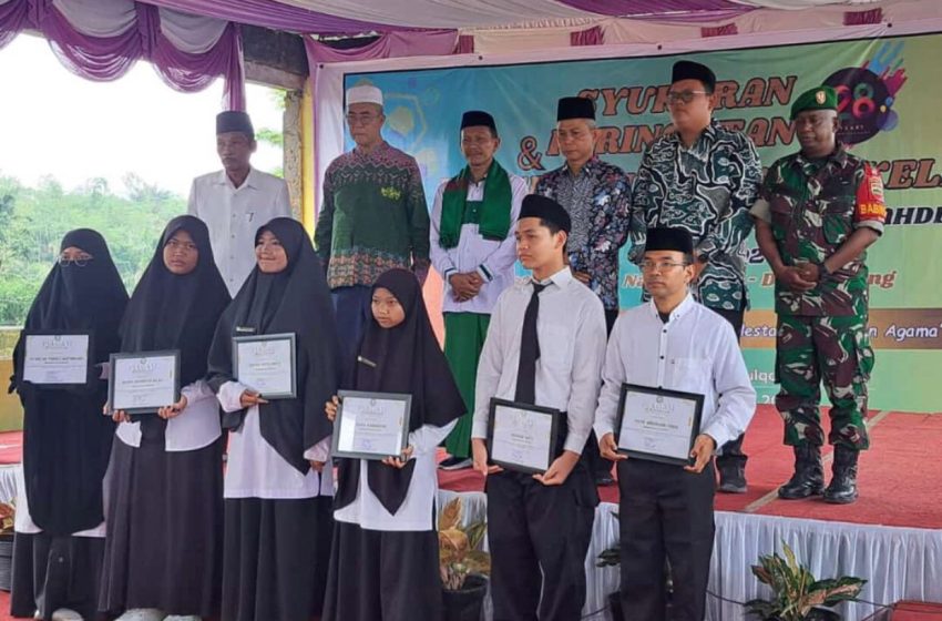  Pengukuhan Alumni V Ponpes Saifullah An – Nahdliyah Beri Pesan Moral Moderasi