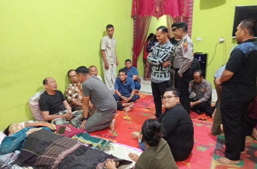  Istri Kasi Propam Polres Batu Bara Meninggal Dunia, Jajaran Polres Batu Bara Turut Berduka Cita