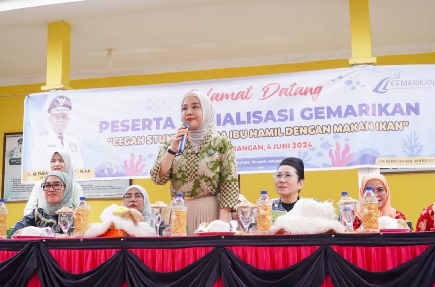 Pj Ketua PKK Langkat Hadiri Sosialisasi “Gerakan Masyarakat Makan Ikan”
