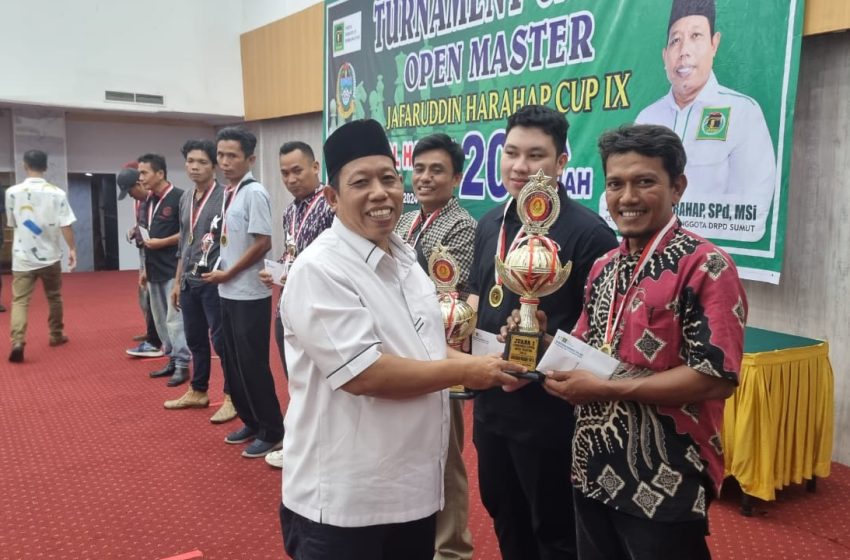  Pecatur Asal Kota Tanjungbalai Dedi Arafi Juara Catur Jafaruddin Harahap Cup IX