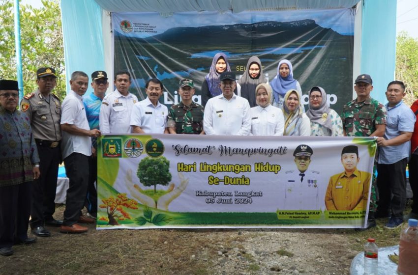  Pj Bupati Langkat Tanam 11.000 Pohon Mangrove Untuk Peringati Hari Lingkungan Hidup