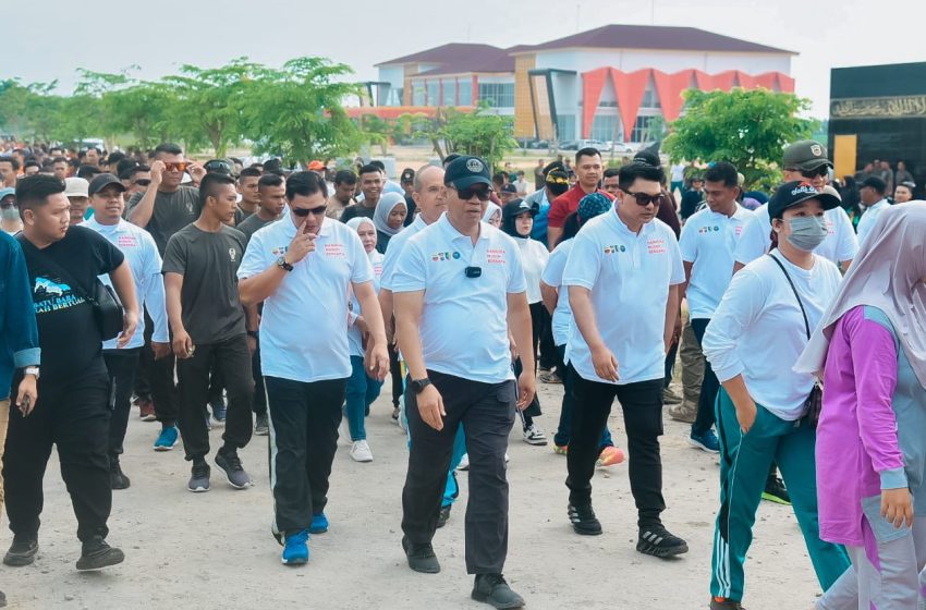  Perangi Narkoba, Ribuan Masyarakat Batu Bara Ikuti Gebyar Bersih Narkoba