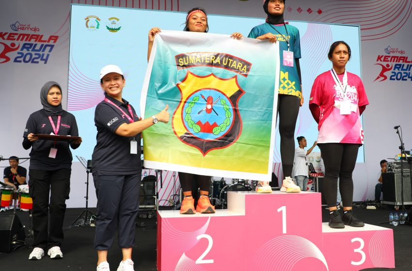  Bhayangkari Polda Sumut Borong Podium Juara Kemala Run
