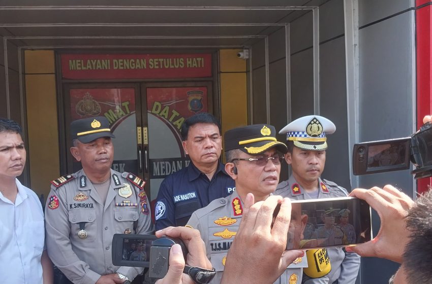  Serang Polisi, Dua Pemuda Diamankan Polrestabes Medan
