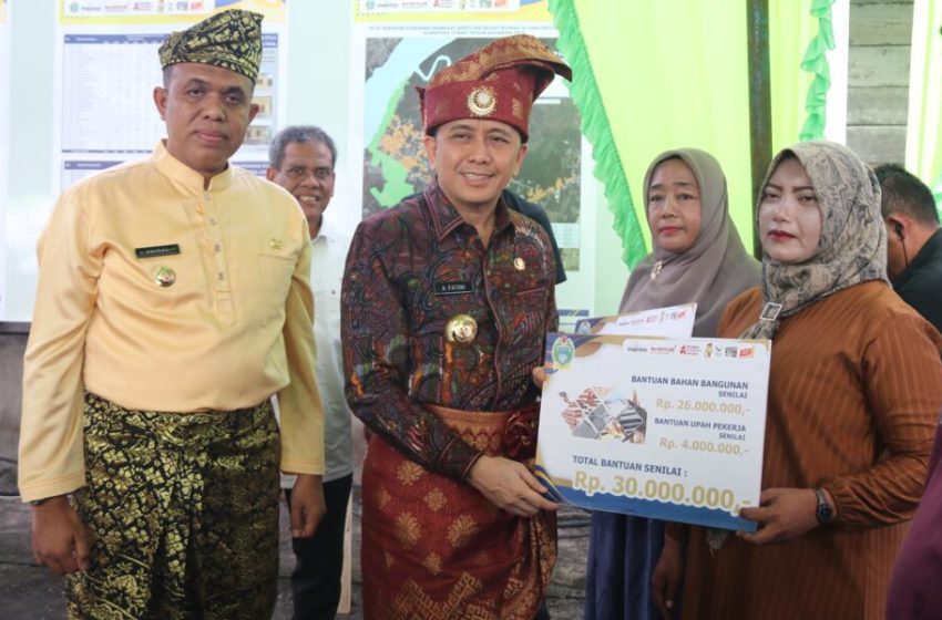  Gebrakan Pj Gubernur Fatoni Canangkan Gerakan Bedah Rumah Serentak Se-Sumut