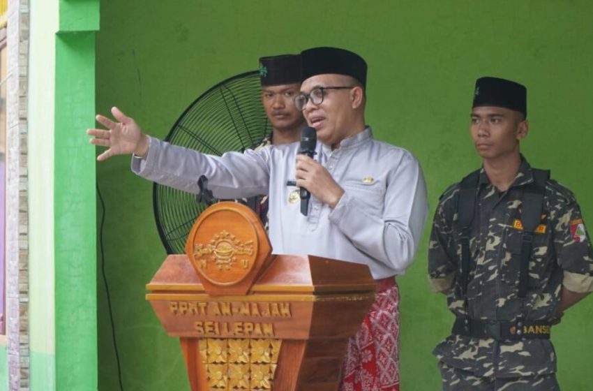  Pj. Bupati Langkat H.M.Faisal Hasrimy Buka Pendidikan Kader Penggerak NU Angkatan I di Sei Lepan