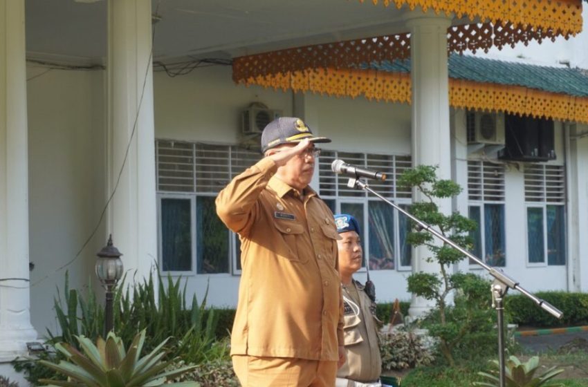  Pj. Bupati Langkat Faisal Hasrimy Fokus pada program Pariwisata dan Kebudayaan dalam Amanat Apel Gabungan
