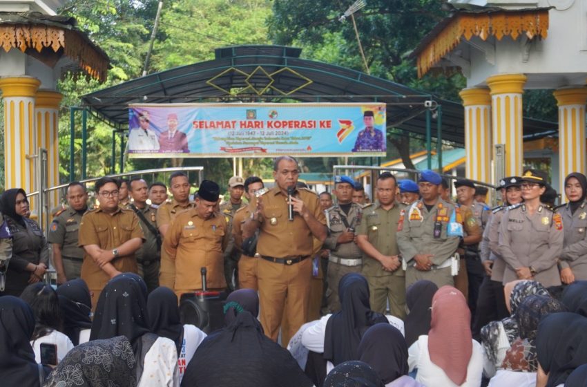  Pj Bupati Langkat Temui Sekaligus Dengarkan Keluhan PESERTA AKSI DAMAI FORUM P3K Guru 2023 