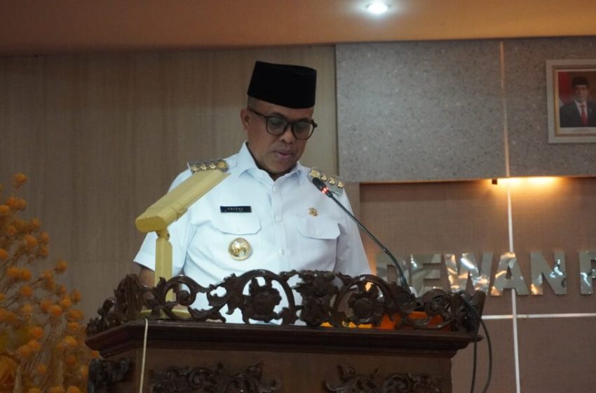  Pj. Bupati Langkat Faisal Hasrimy hadiri Rapat Paripurna DPRD, Tandatangani Nota Kesepakatan Perubahan APBD 2024