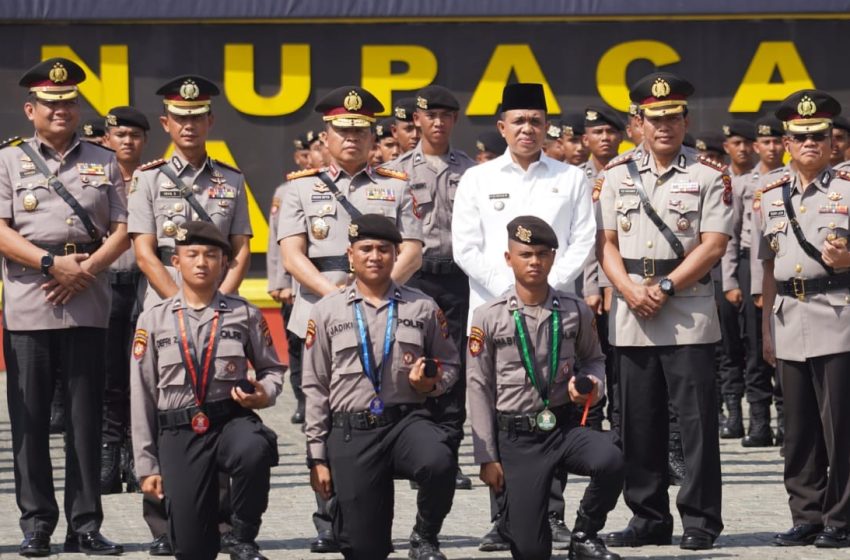  Pj. Bupati Langkat Faisal Hasrimy Berikan Pesan Kepada Para Siswa Bintara Polri Gel.I T.A 2024