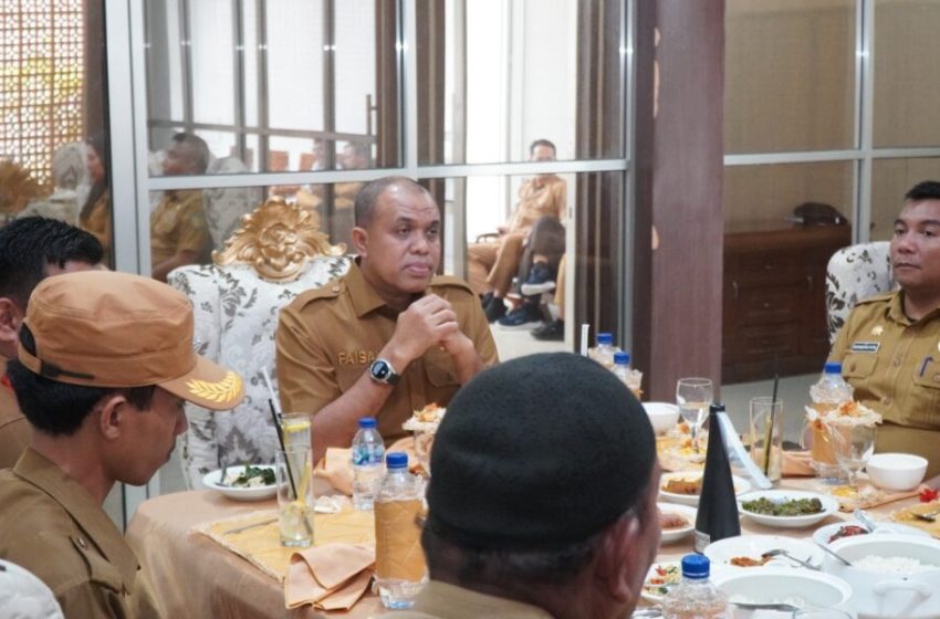  Pj Bupati Langkat Terima Audiensi Dari Kecamatan Tanjung Pura, Desa Teluk Bakung
