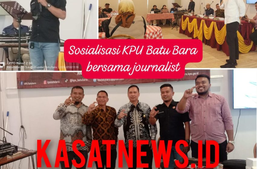  KPU Batu Bara Jalin Sinergitas Lewat Coffee Morning Bersama Wartawan