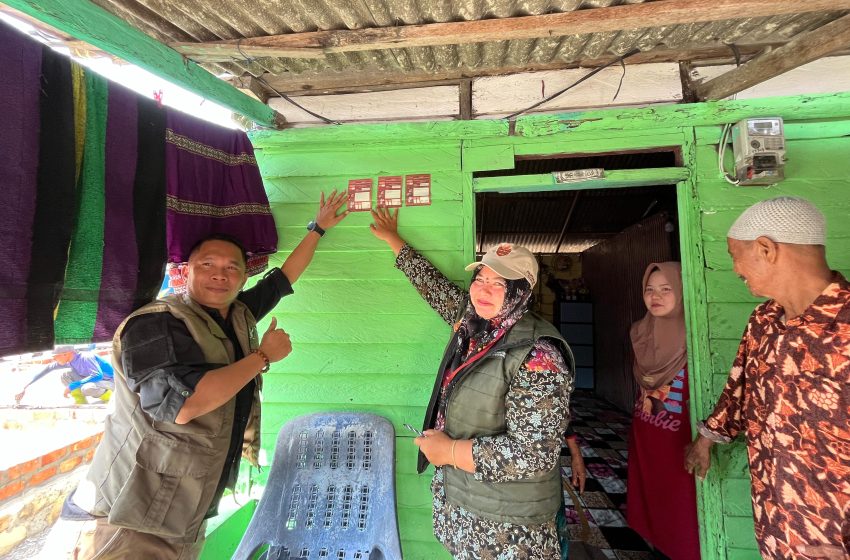  KPU Batu Bara Monitoring Coklit Pemilu di Desa Indrayaman