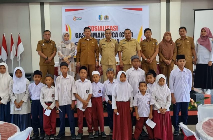  Dinas Perkim LH Batu Bara Gelar Sosialisasi GRK dan Santuni Anak Yatim