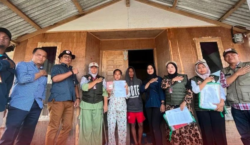  KPU Batu Bara Laksnakaan Sosialisasi Coklit di Desa Bandar Rahmad Kec. Tg Tiram