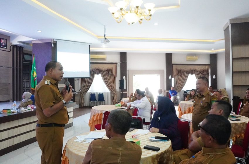  Pj Bupati Langkat Dorong Sinergitas Antar OPD Dalam Evaluasi Penurunan Stunting 2024