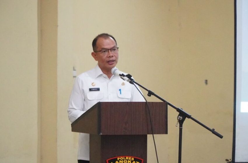  Pj Bupati Langkat Faisal Hasrimy Tekankan Pentingnya Kolaborasi Lintas Sektoral untuk Sukseskan Pilkada Damai 2024