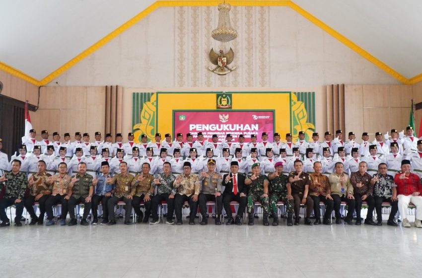  Pj. Bupati Langkat Faisal Hasrimy Kukuhkan 58 Anggota Paskibraka: Ini Tugas Mulia pada HUT RI ke-79