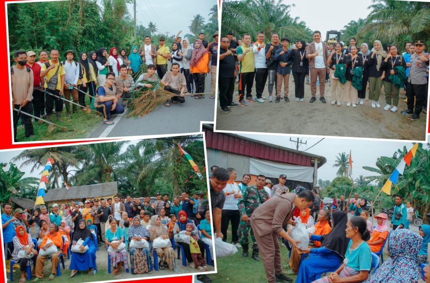 Pj. Bupati Heri Pererat Silaturahmi Seraya Melihat Gotong Royong Serentak Se-Kab. Batu Bara