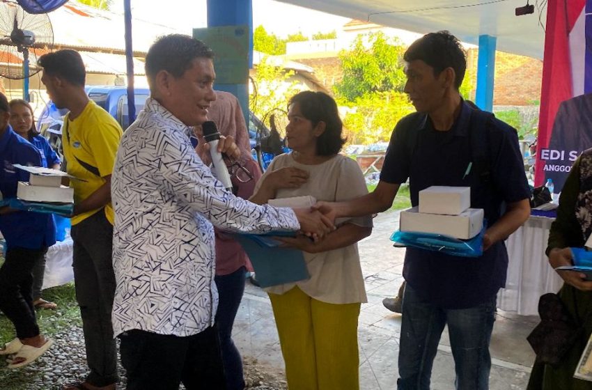  Edi Saputra Sosialisasikan Perda : Terima Bantuan Pemerintah Harus Terdata dan Lengkapi Adminduk