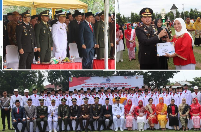  Kapolres Batu Bara Mengikuti Upacara HUT RI Ke 79