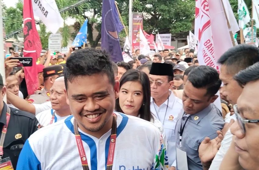  Hari ke-2, KPU Sumut Terima Pendaftaran Paslon Bobby- Surya