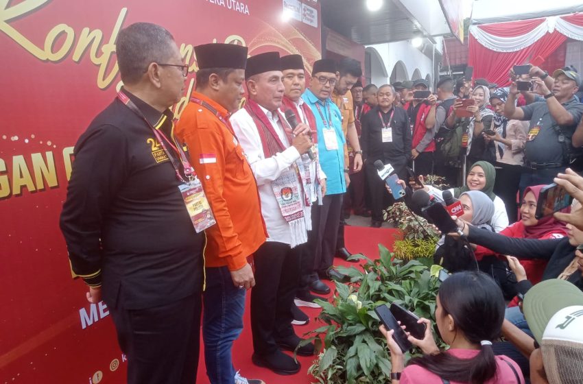  Sah!! KPU Sumut Terima Pendaftaran Paslon Edy-Hasan