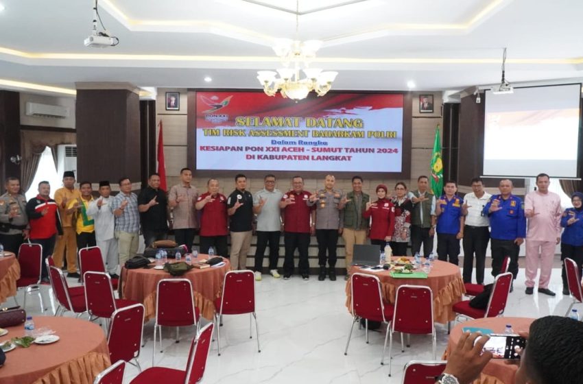  Pj. Bupati Langkat Siap Hadapi PON XXI Aceh-Sumut: Gelar Risk Assessment Bersama Baharkam POLRI