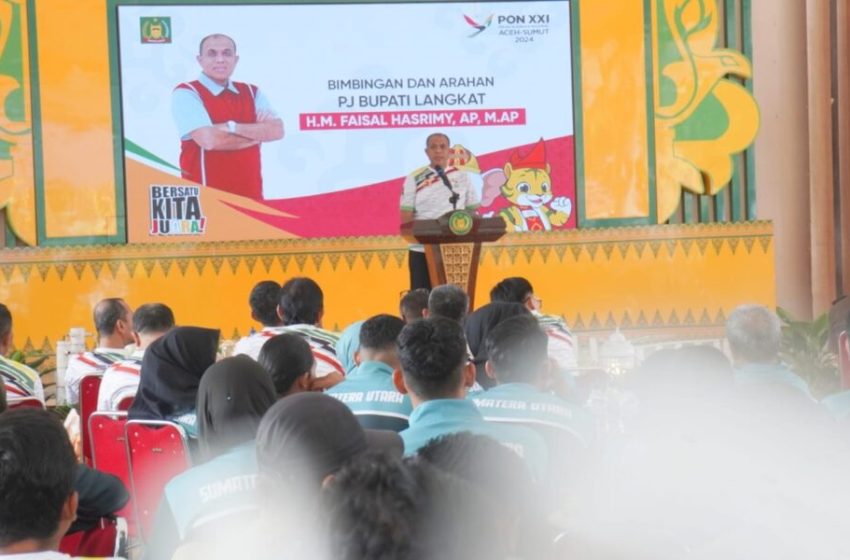  Pj. Bupati Langkat Faisal Hasrimy Lepas 78 Atlet ke PON XXI 2024: Komitmen Beri Reward untuk Atlet Berprestasi