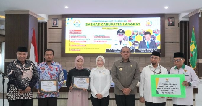  Pj Bupati Langkat Salurkan Bantuan Baznas Senilai Rp 221 Juta untuk Masyarakat yang Membutuhkan